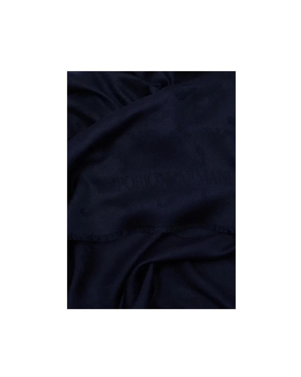 Emporio Armani Blue Winter Scarves