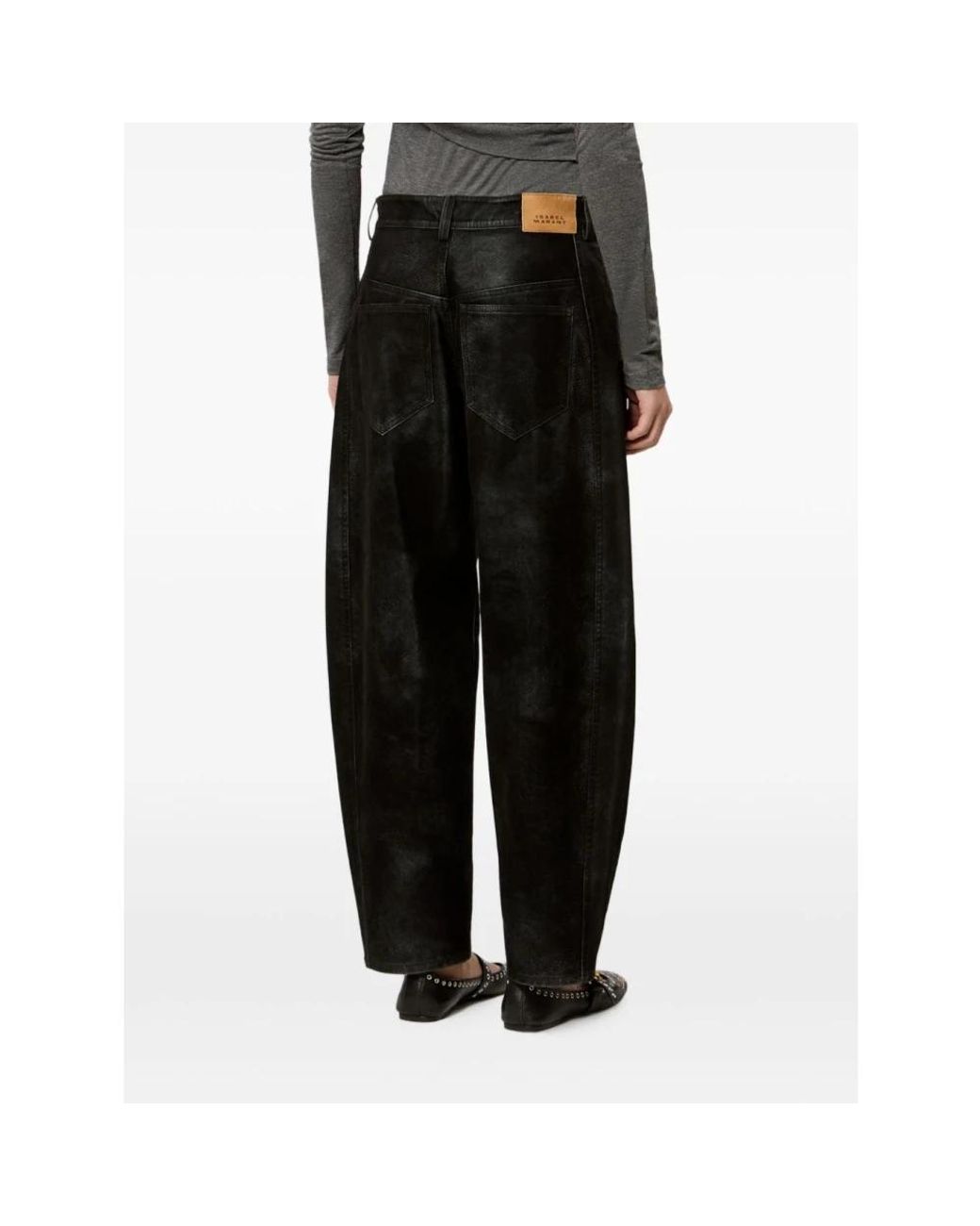 Isabel Marant Black Tapered Trousers