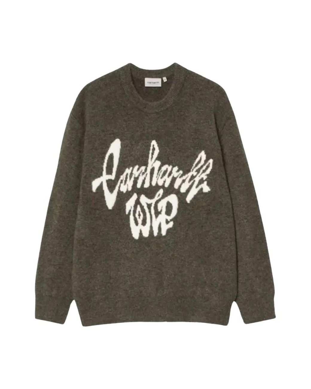 Carhartt Gray Round-Neck Knitwear for men