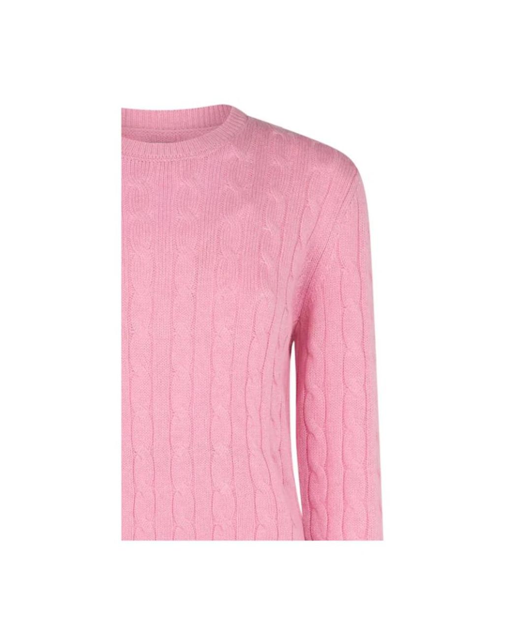 Mc2 Saint Barth Pink Round-Neck Knitwear