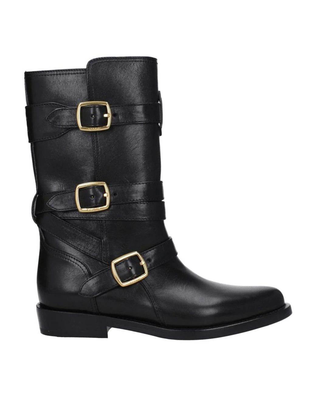 Céline Black High Boots