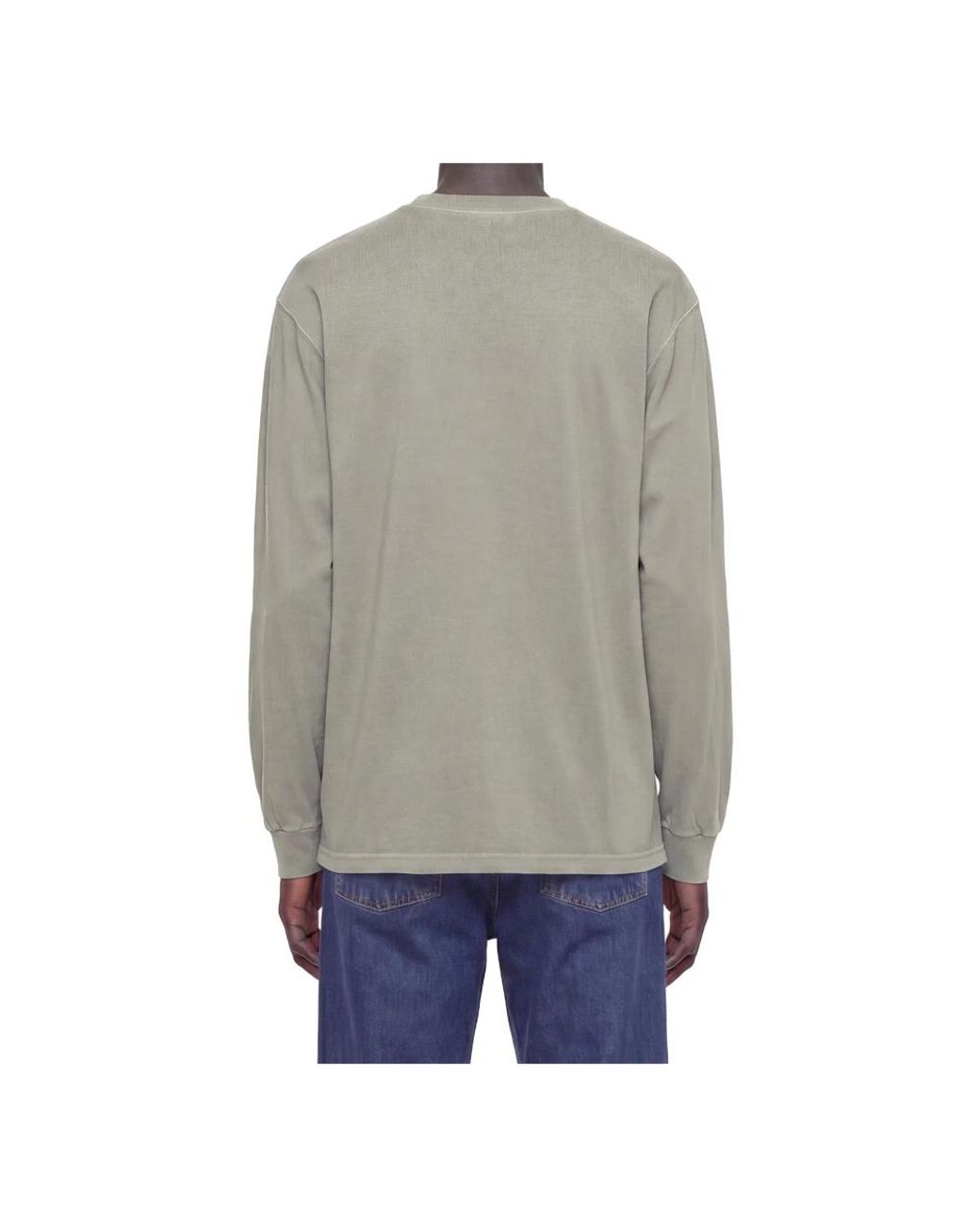 Carhartt Gray Long Sleeve T-Shirts for men