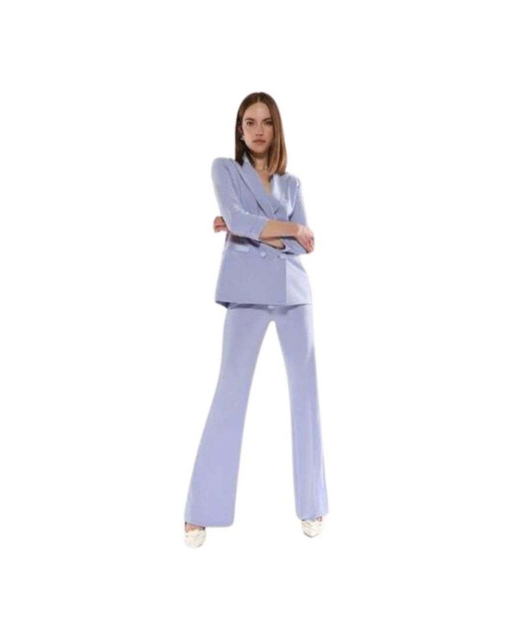 Imperial Purple Wide Trousers
