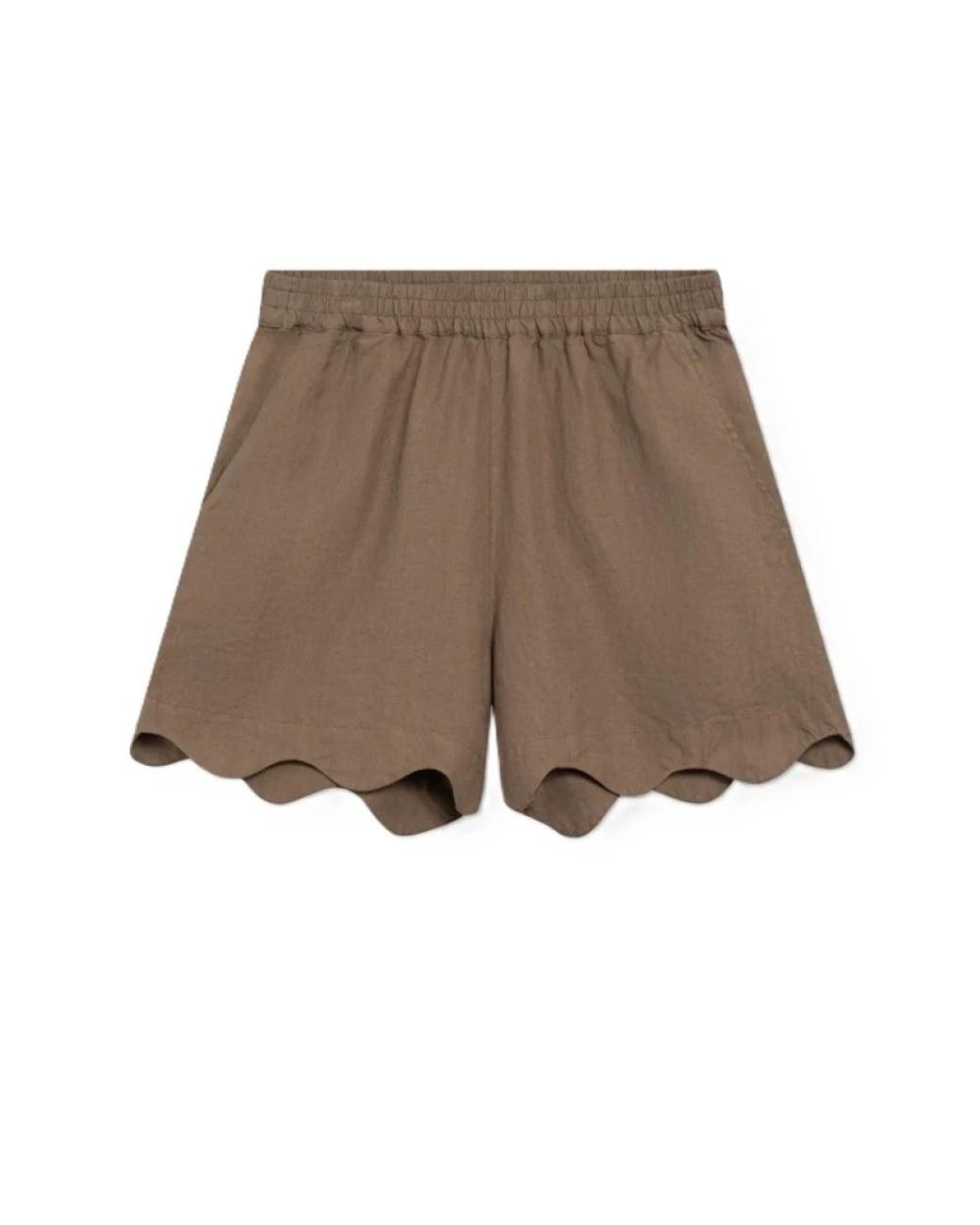 SOSUE Brown Casual Shorts