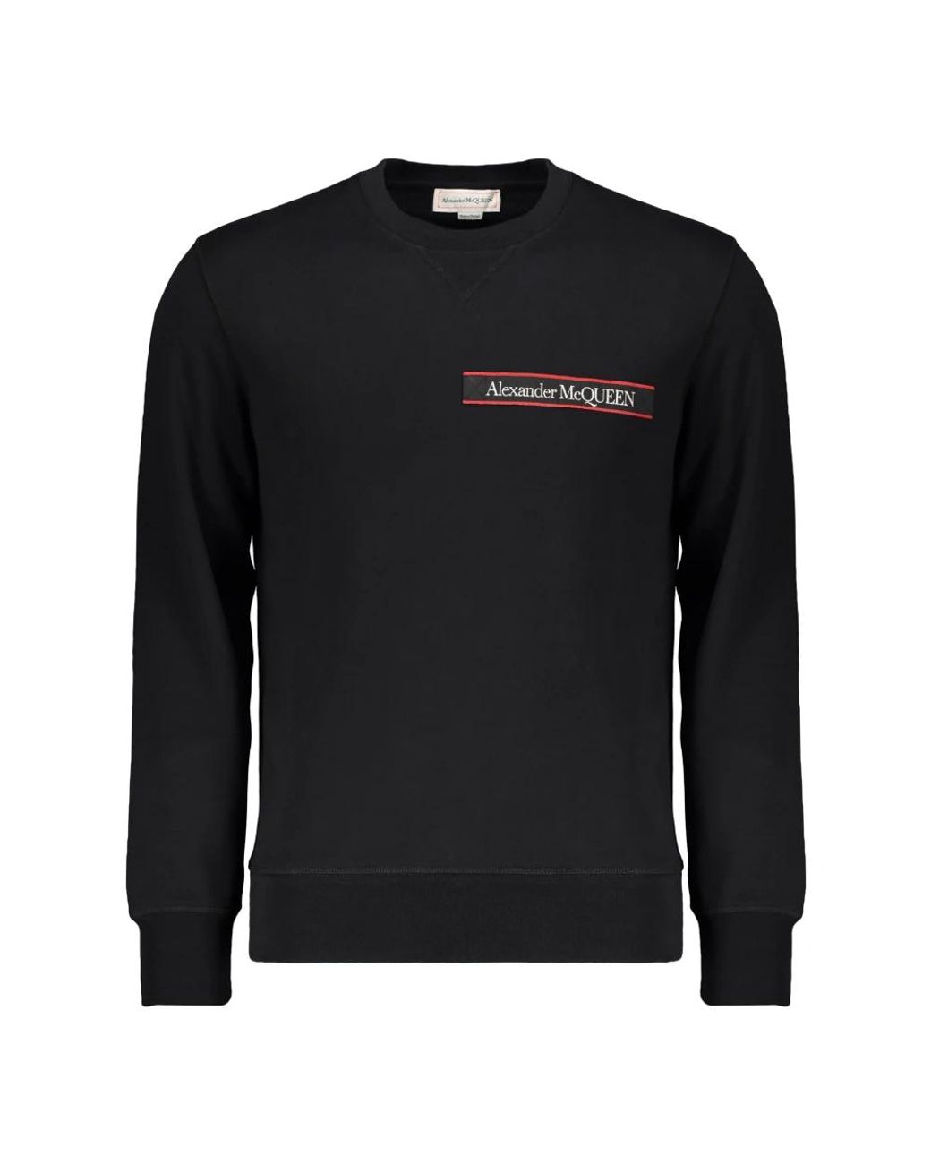 McQueen Schwarzer Lässiger Pullover Mit Logo in Black für Herren