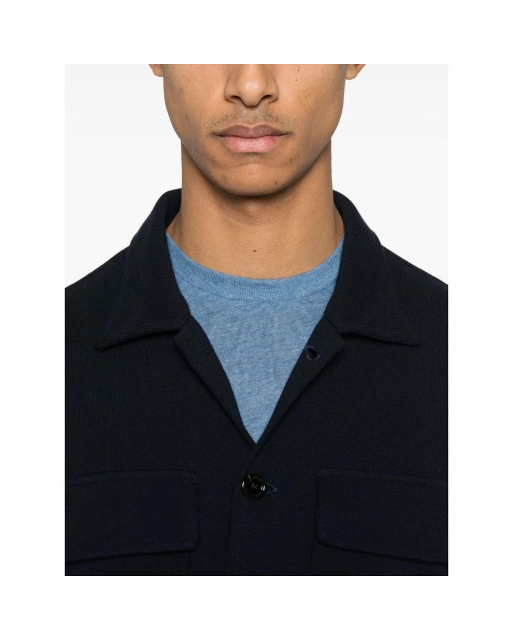 Lardini Blue Casual Shirts for men