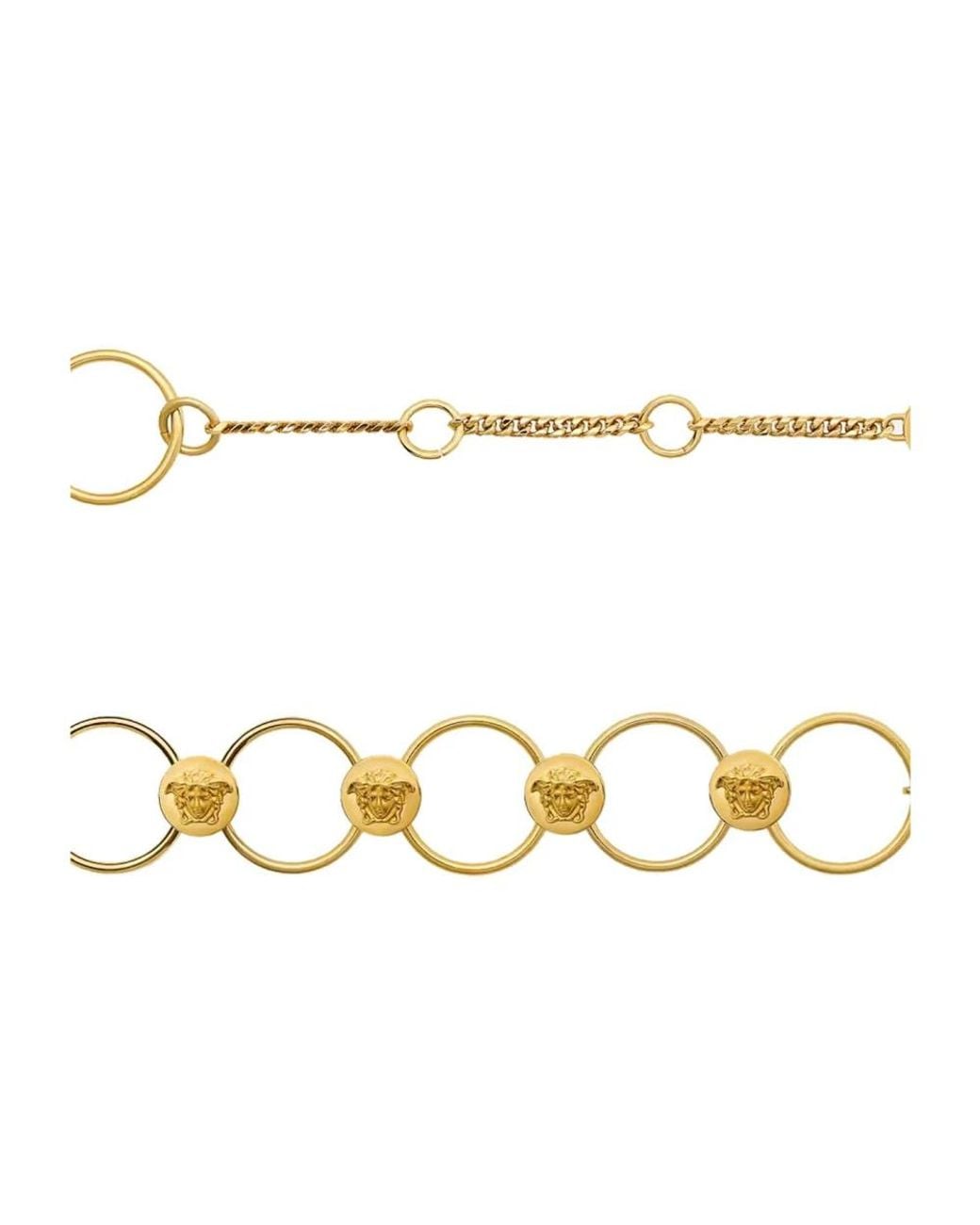 Belts Versace de color Metallic