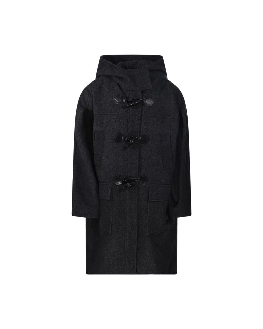 Ganni Black Single-Breasted Coats