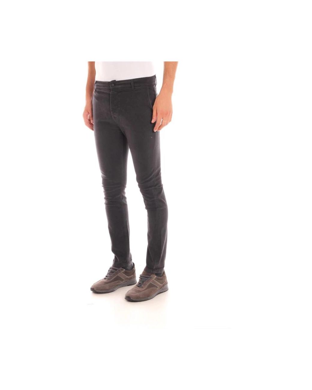 Daniele Alessandrini Gray Chinos for men