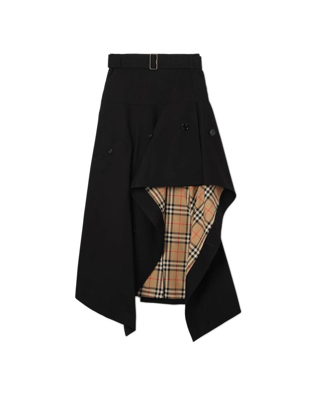 Burberry Black Midi Skirts