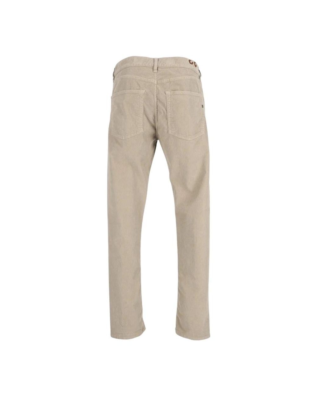 Dondup Natural Straight Trousers for men