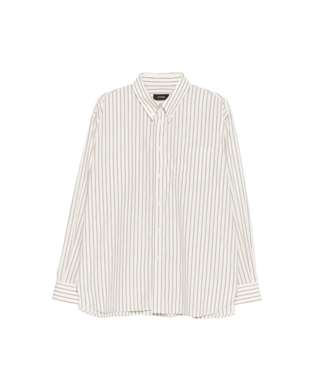 Willy Chavarria White Casual Shirts for men