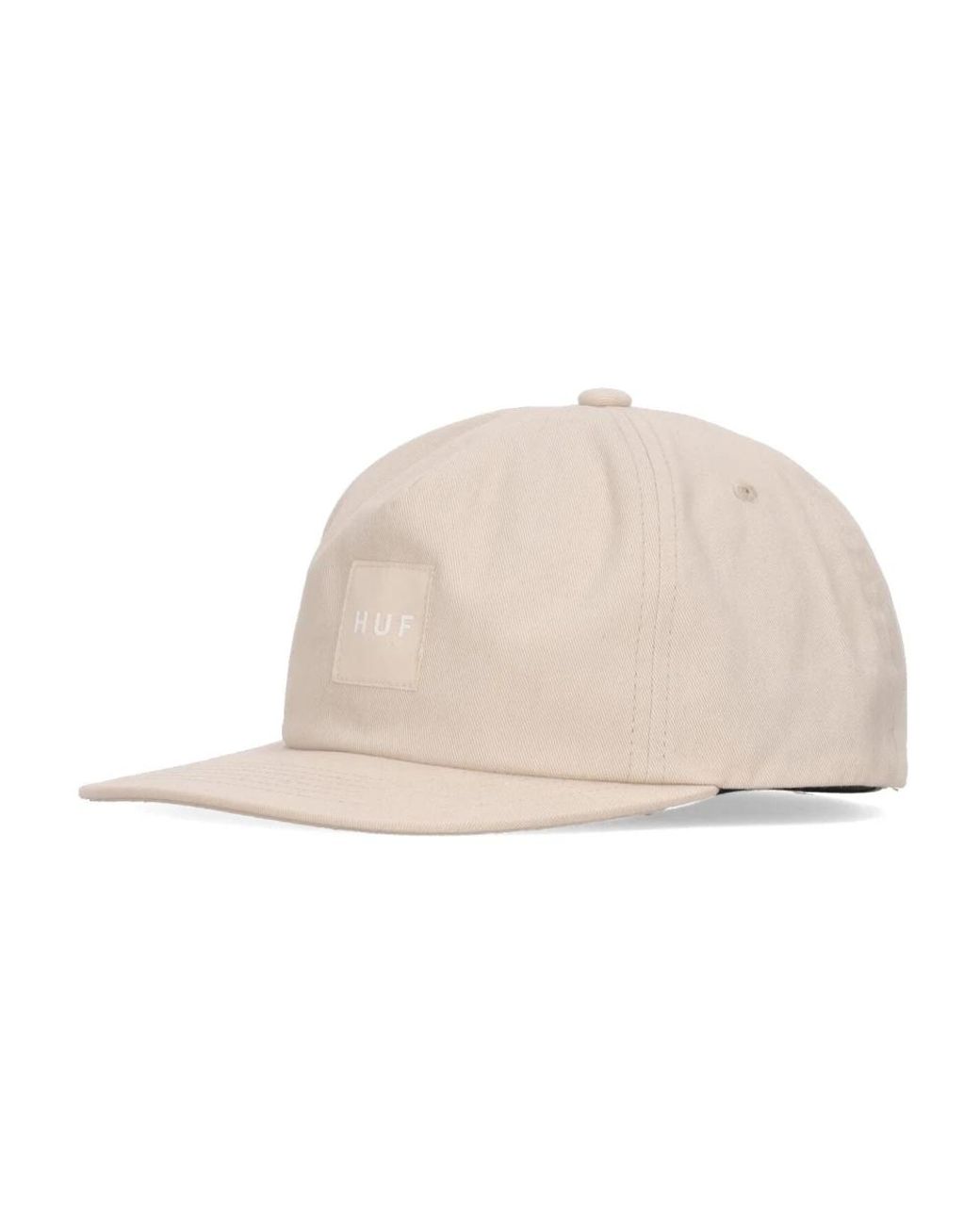 Huf Accessoires ,Katoen Verstelbare Snapback Platte Klep Pet in het Natural voor heren