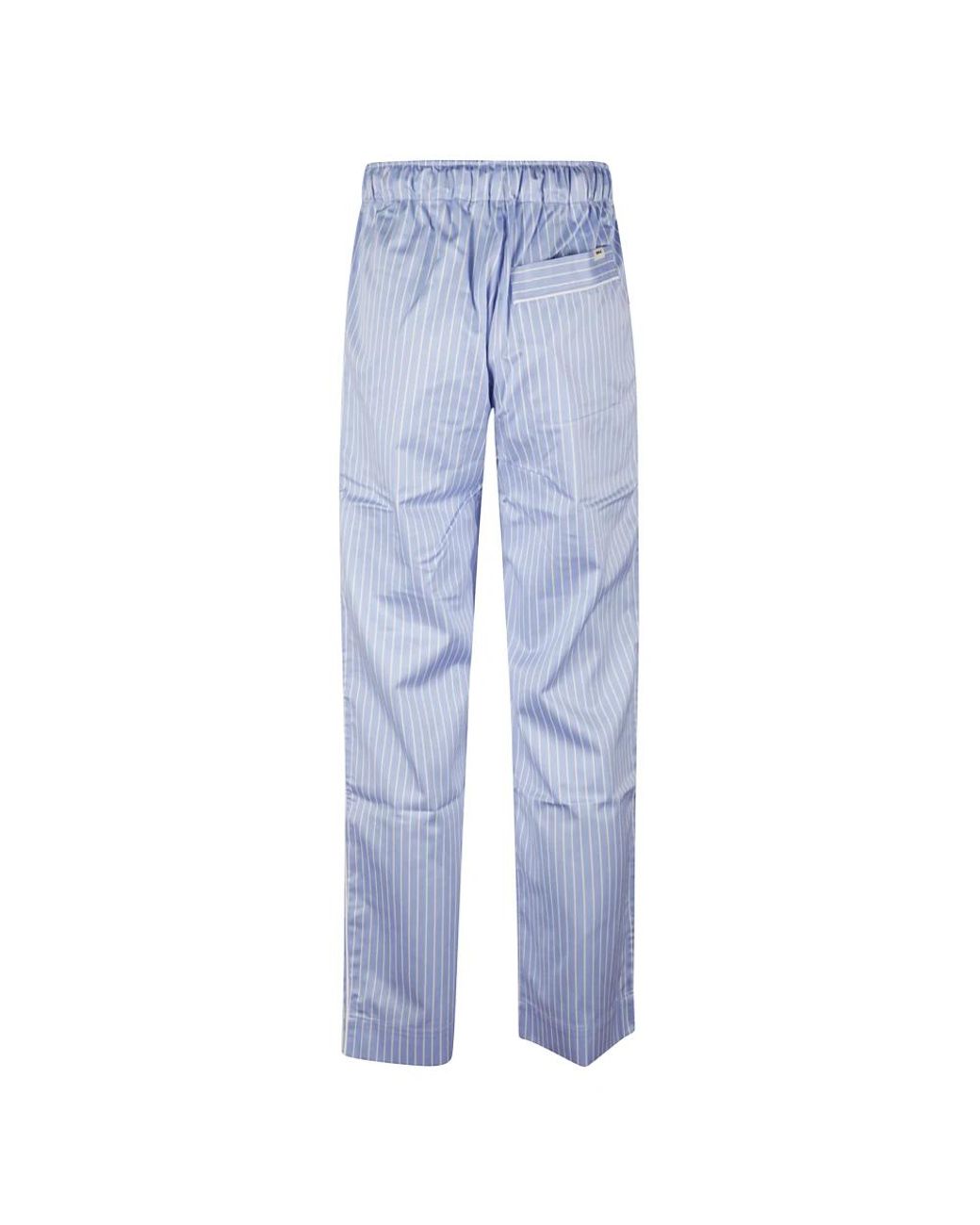 Tekla Blue Straight Trousers