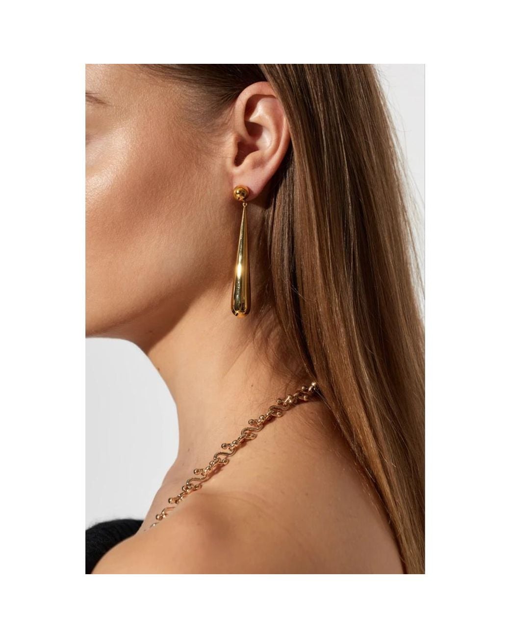Earrings LIE STUDIO en coloris Metallic