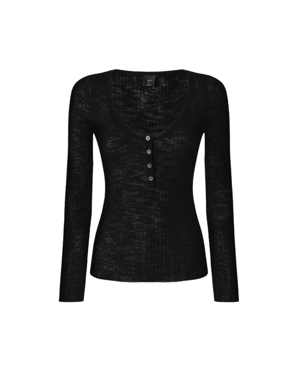 Pinko Black V-Neck Knitwear