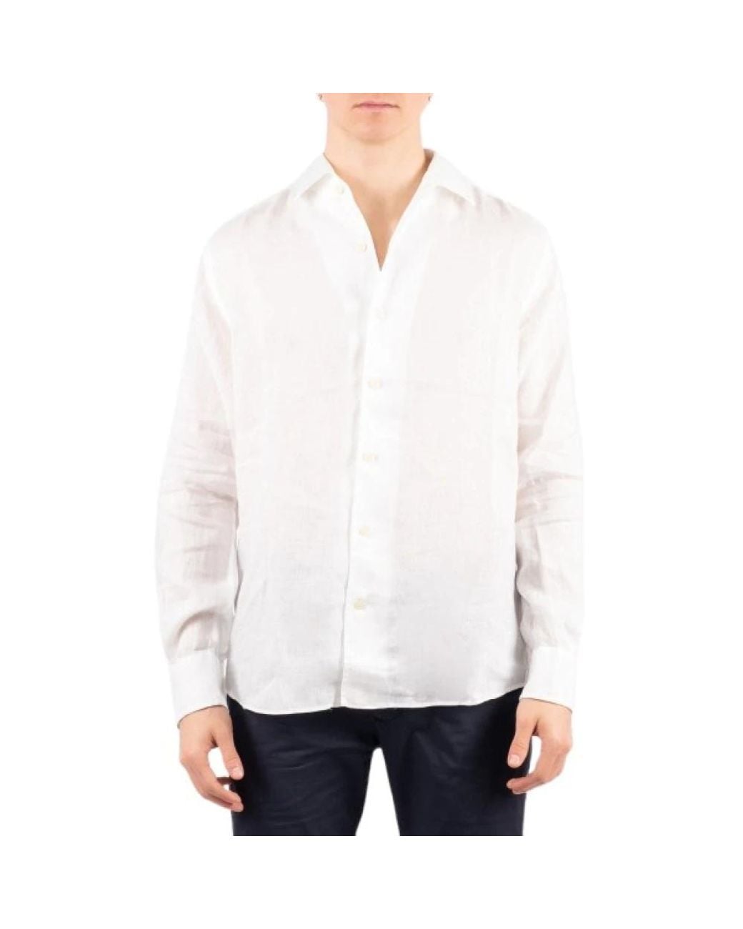 Mc2 Saint Barth White Formal Shirts for men