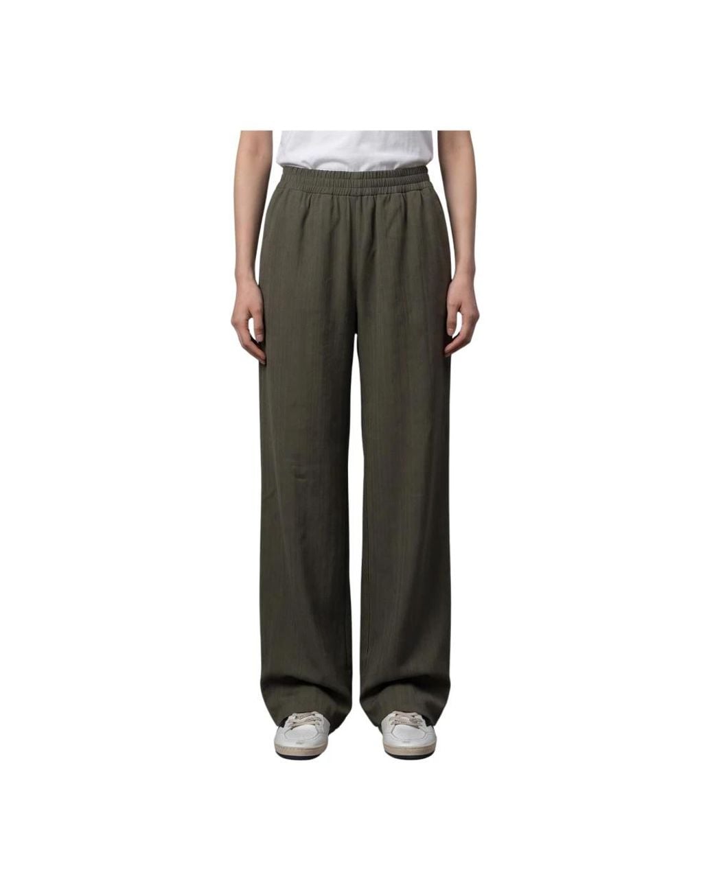 Golden Goose Deluxe Brand Green Wide Trousers