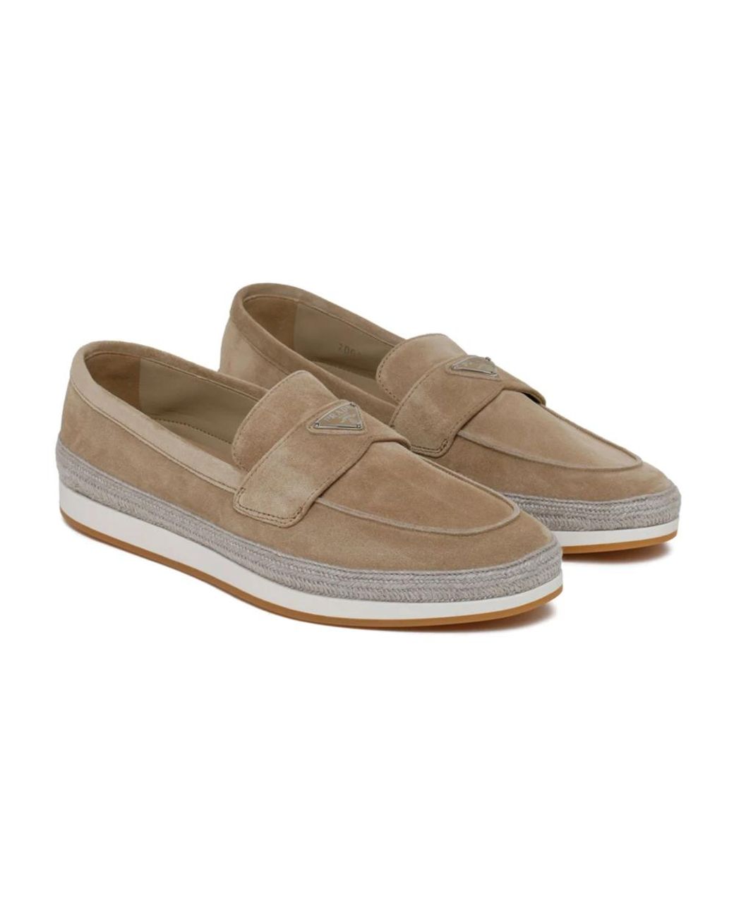 Prada Natural Loafers for men