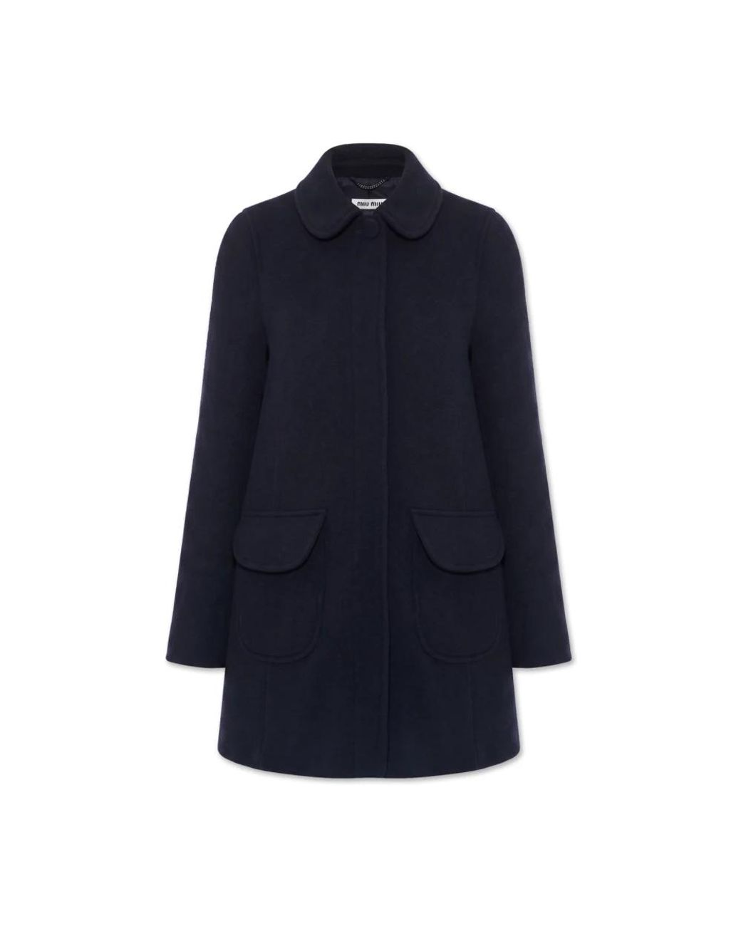 Moschino Wool Coat in het Blue