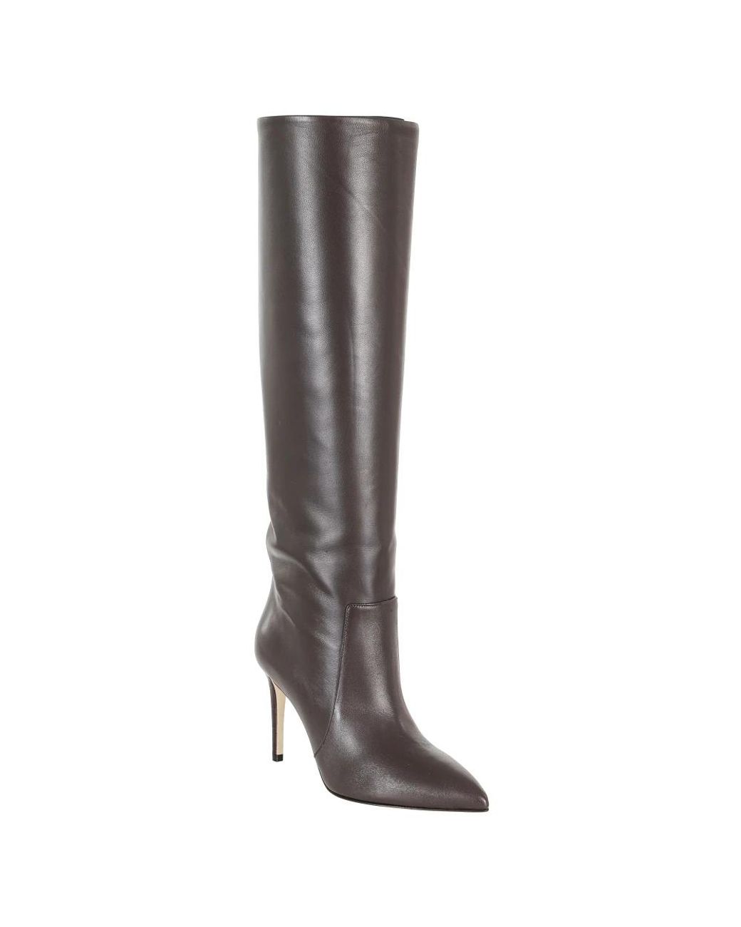 Paris Texas Gray Heeled Boots