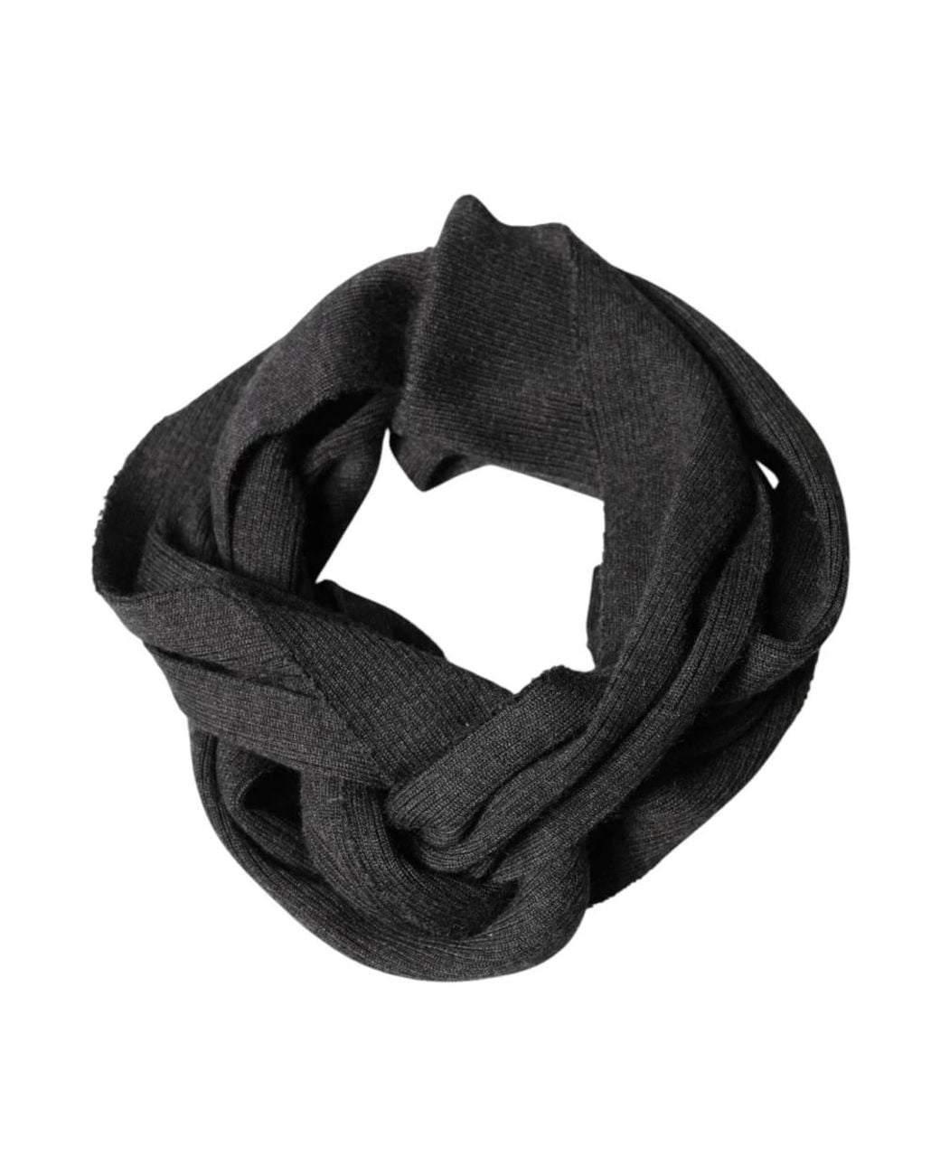 Dolce & Gabbana Black Winter Scarves for men