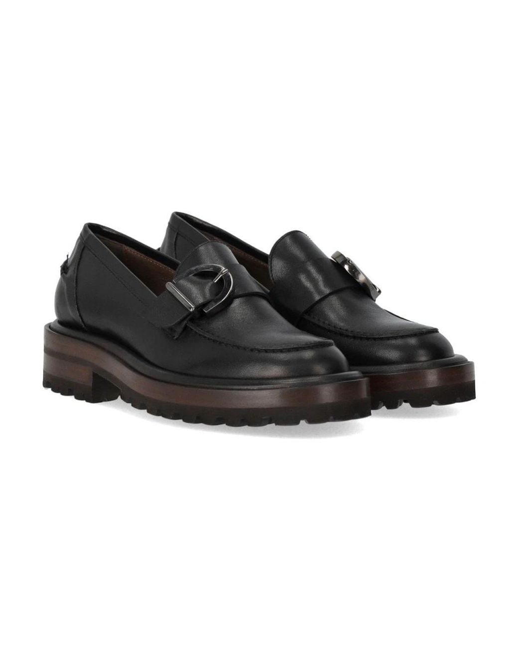 Duccio Del Duca Black Loafers
