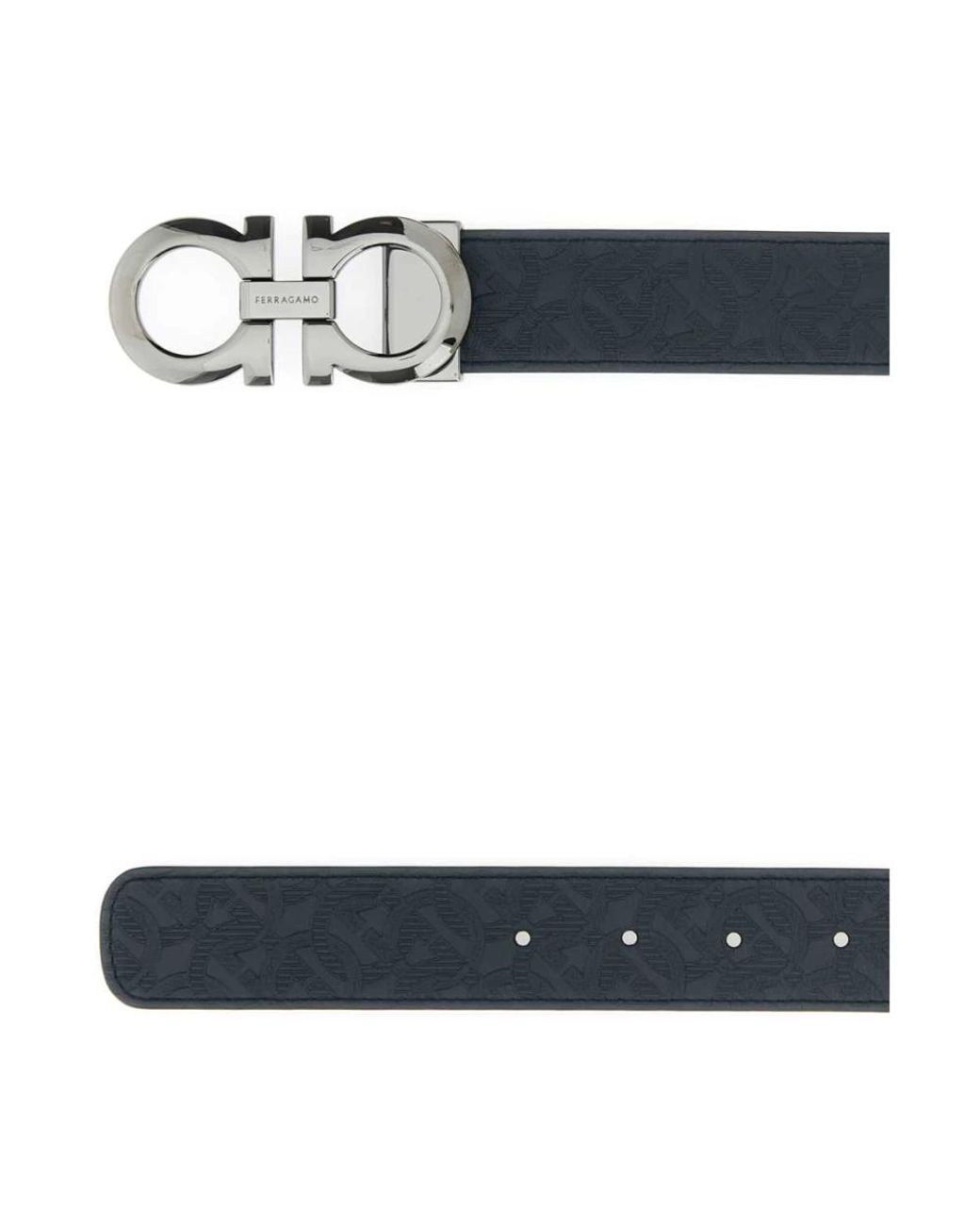 Ferragamo Gancio Wendbarer Ledergürtel in Black für Herren