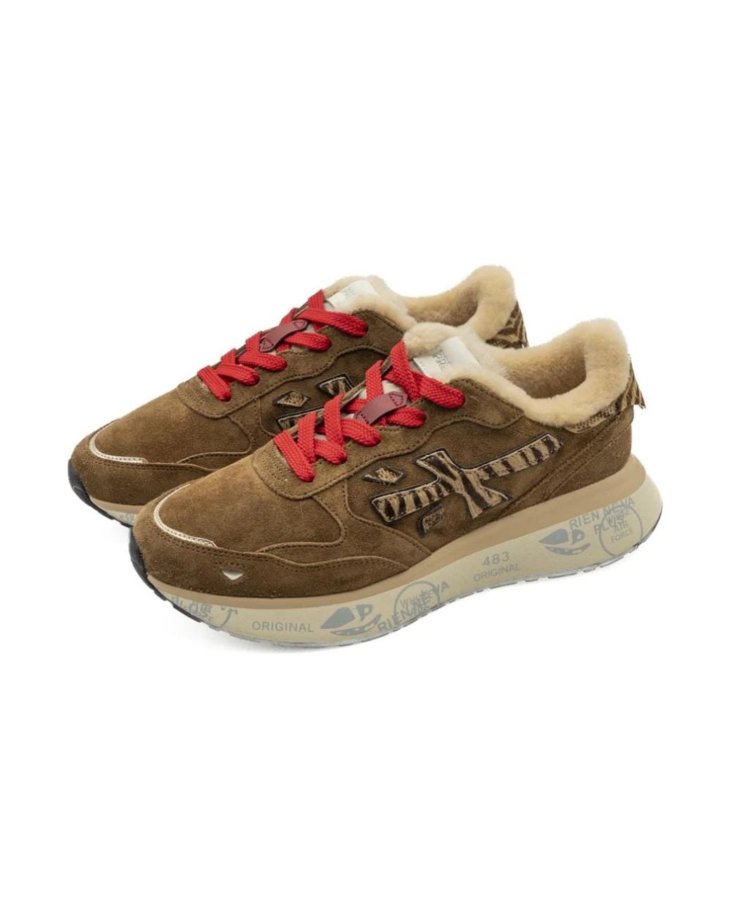 Premiata Brown Sneakers