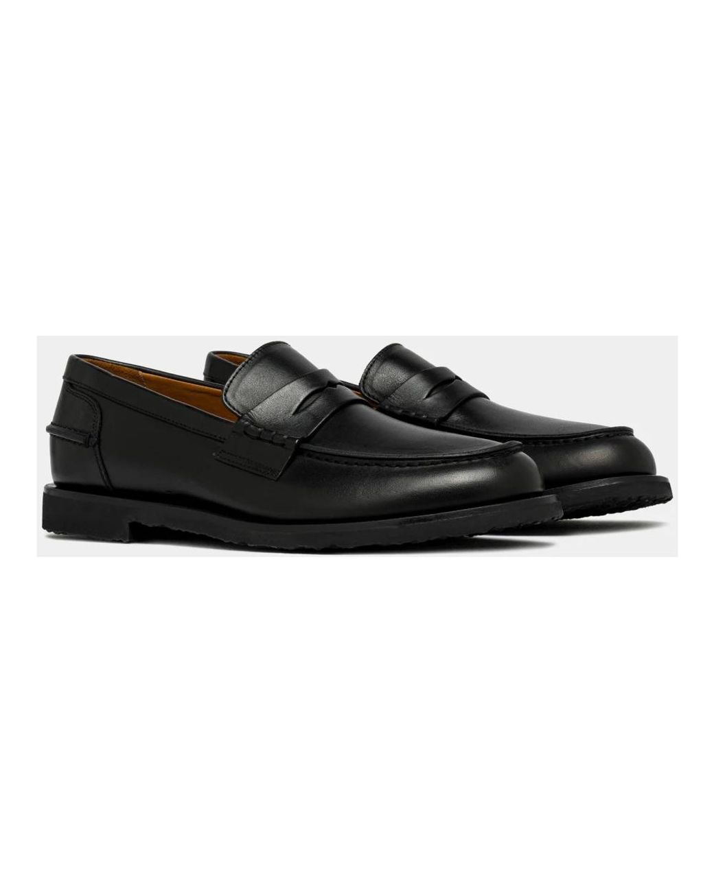 Buttero Black Loafers for men