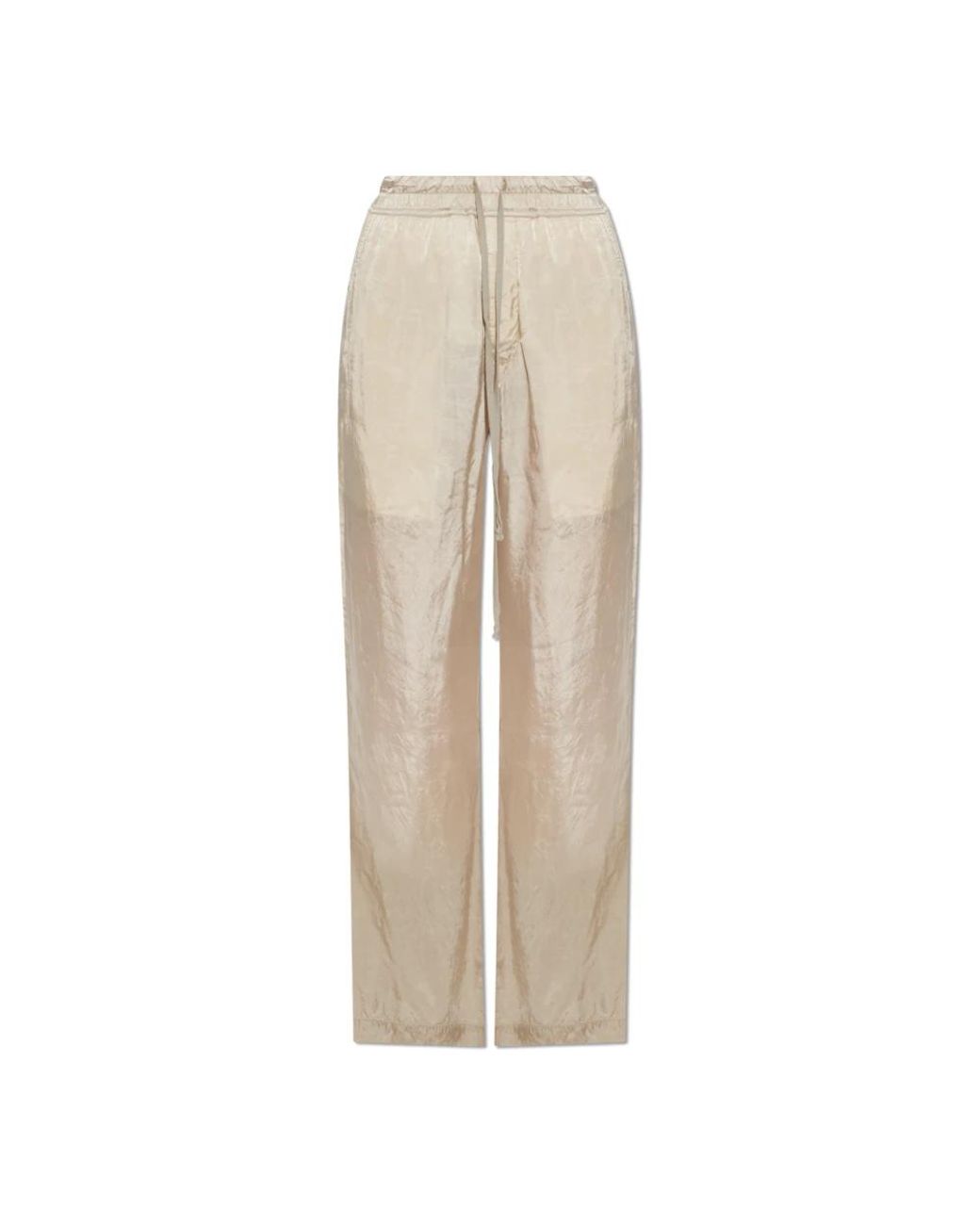 Rick Owens Natural Wide Trousers
