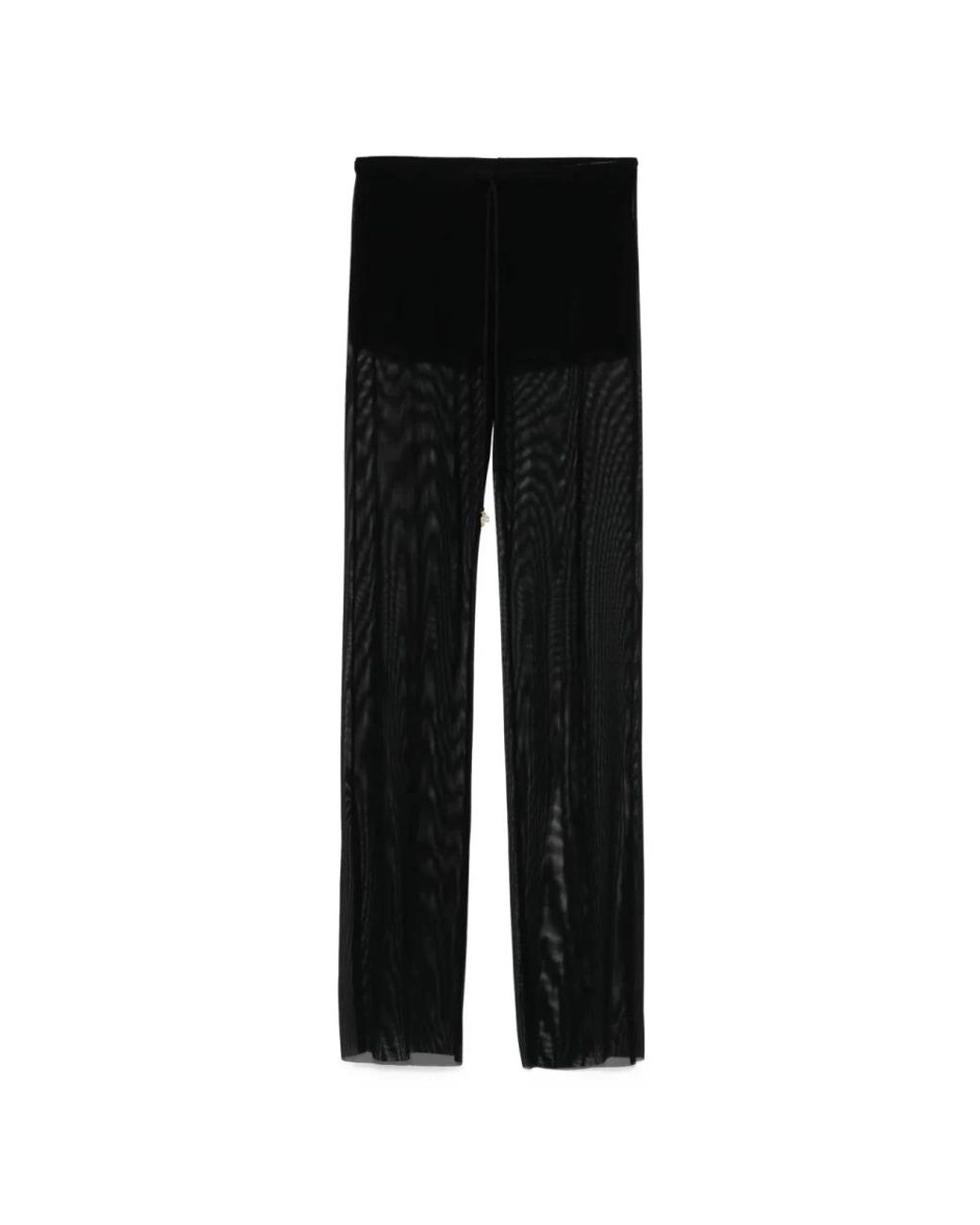 Fisico Black Straight Trousers