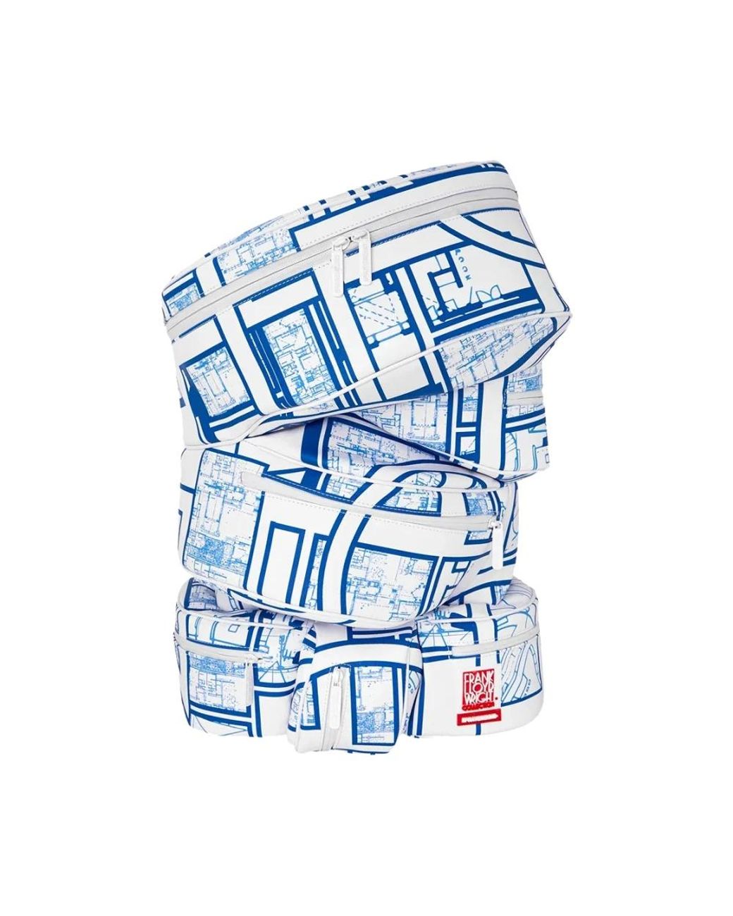 Sprayground Blue Bum Bags for men
