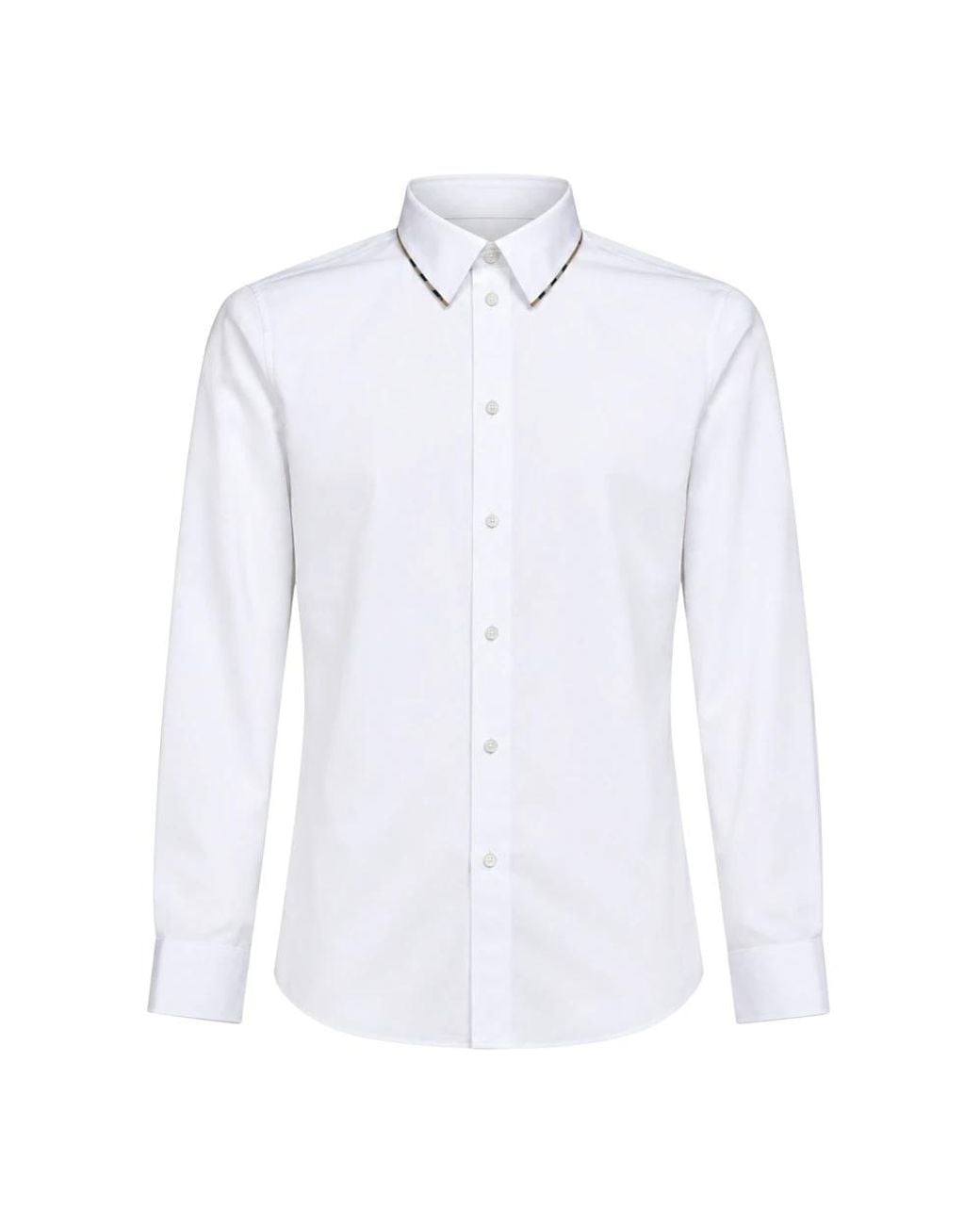Burberry White Formal Shirts for men