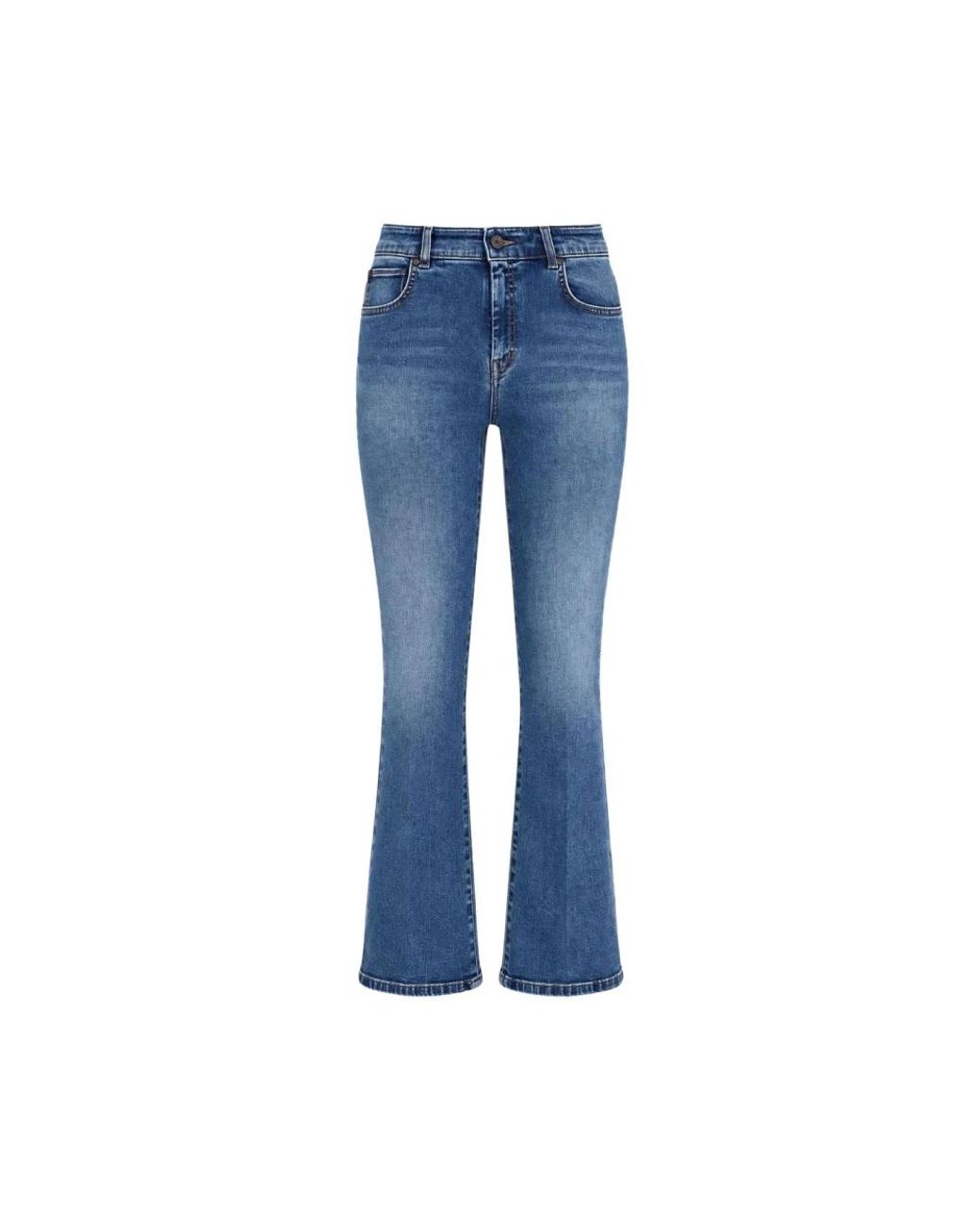 Weekend by Maxmara Rapallo Flared Jeans in het Blue