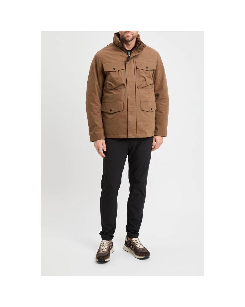 People Of Shibuya Brown Light Jackets for men