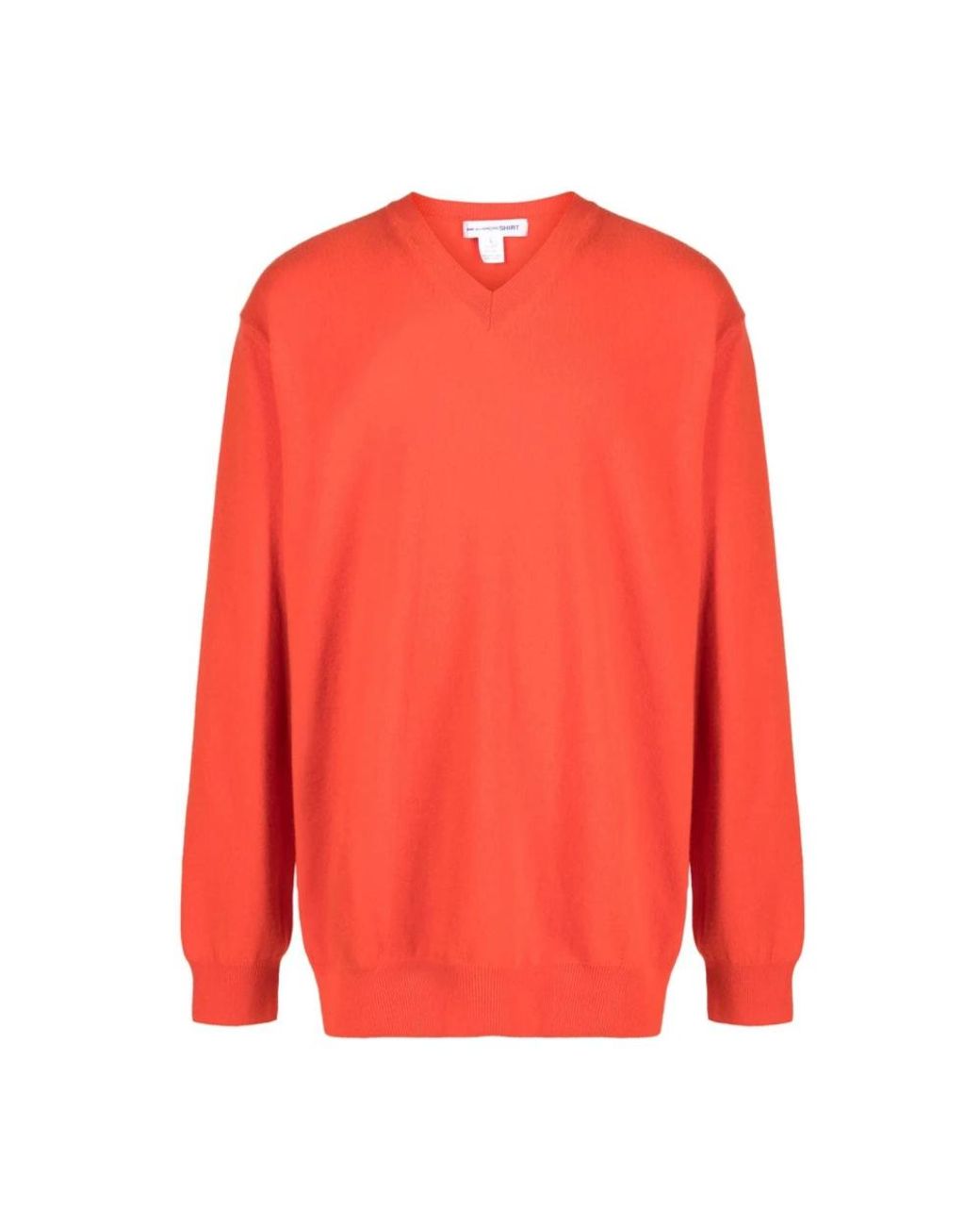 Comme des Garçons Red V-Neck Knitwear for men