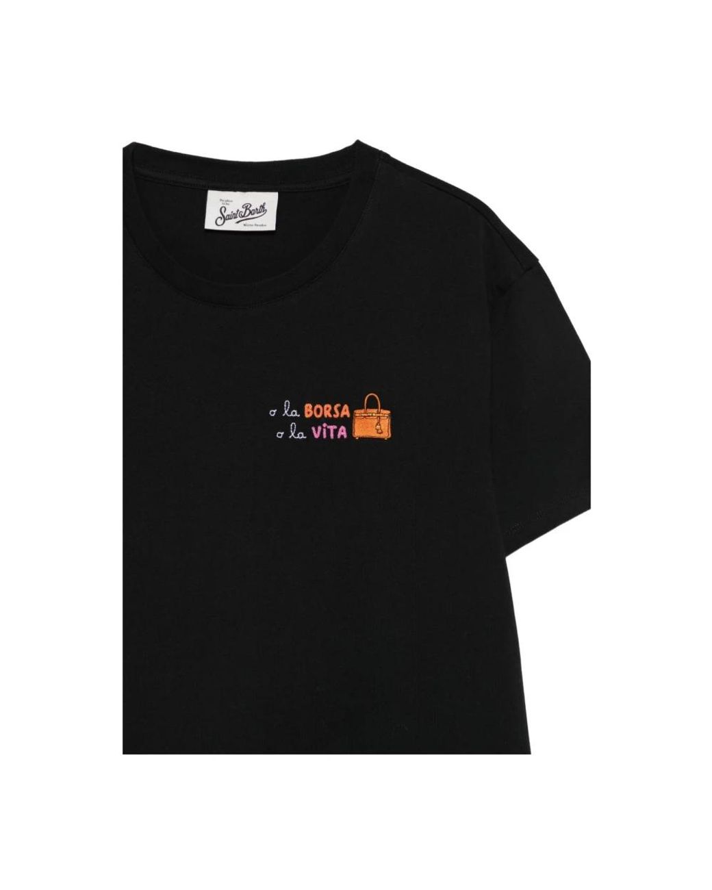 Mc2 Saint Barth Black T-Shirts
