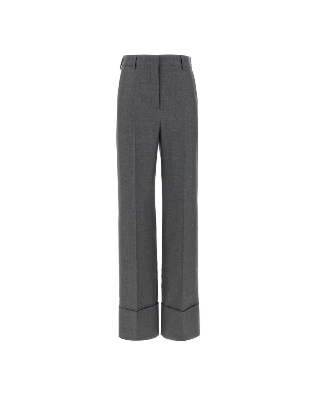 Valentino Garavani Gray Wide Trousers