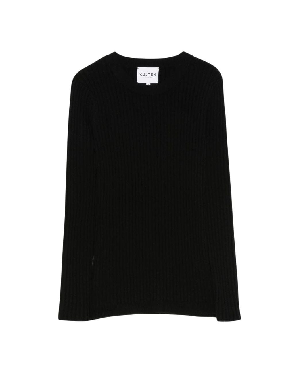 Kujten Black Round-Neck Knitwear