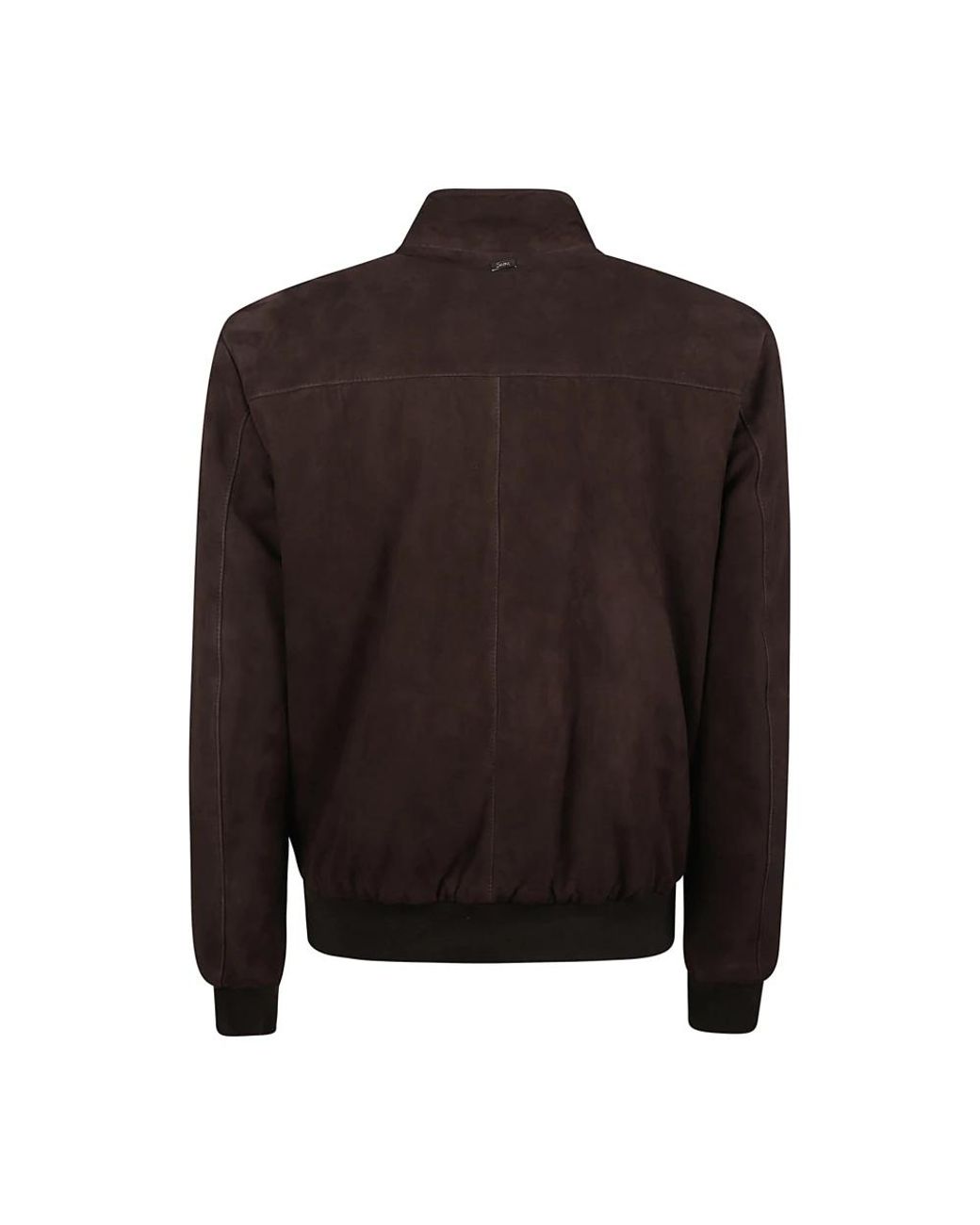 Herno Black Bomber Jackets for men