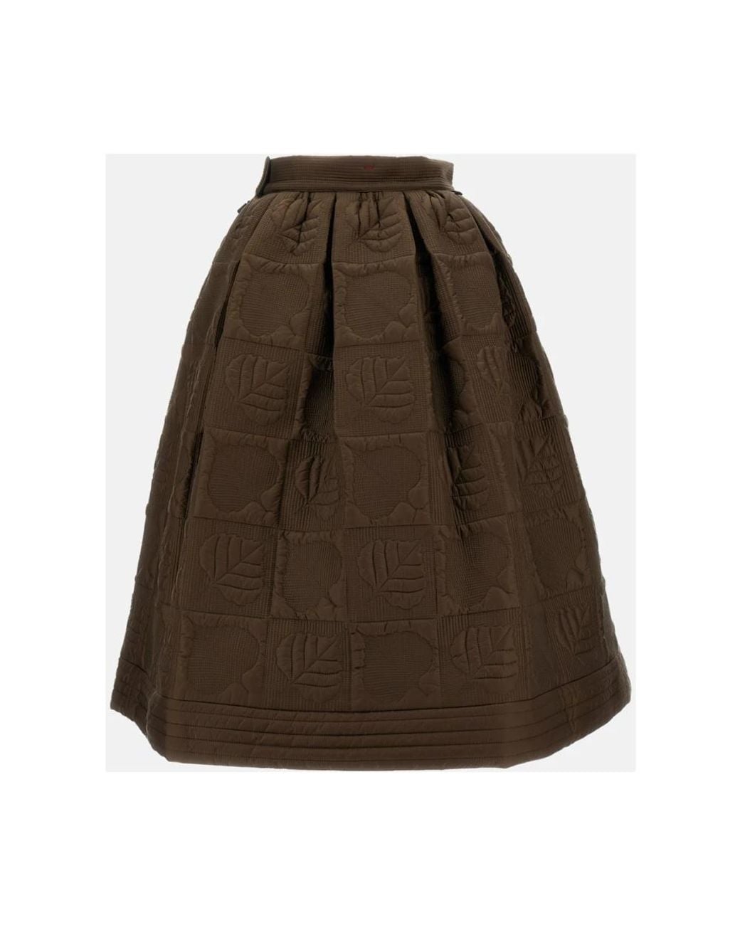 Moncler Brown Midi Skirts