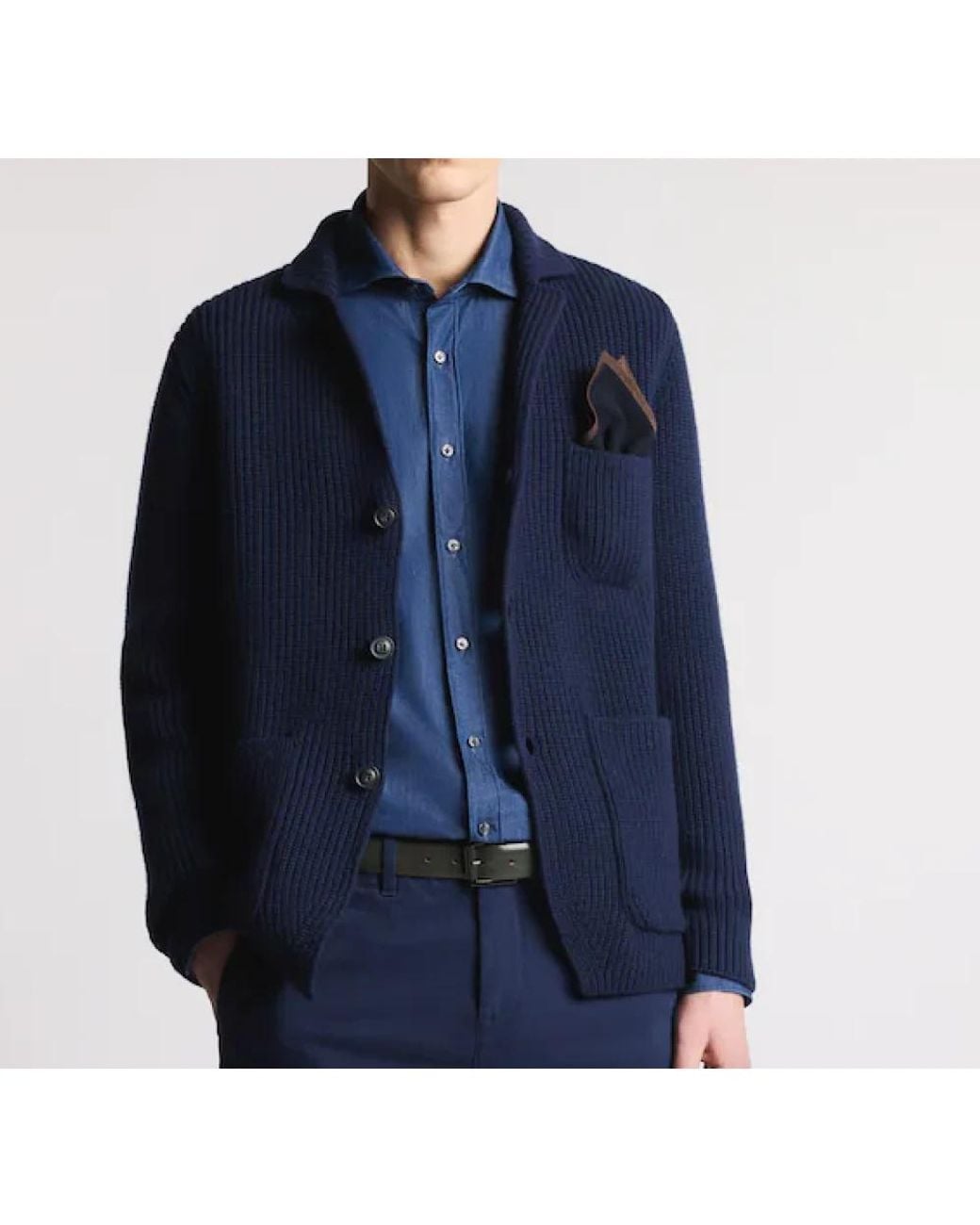 Cardigans Fay de hombre de color Blue