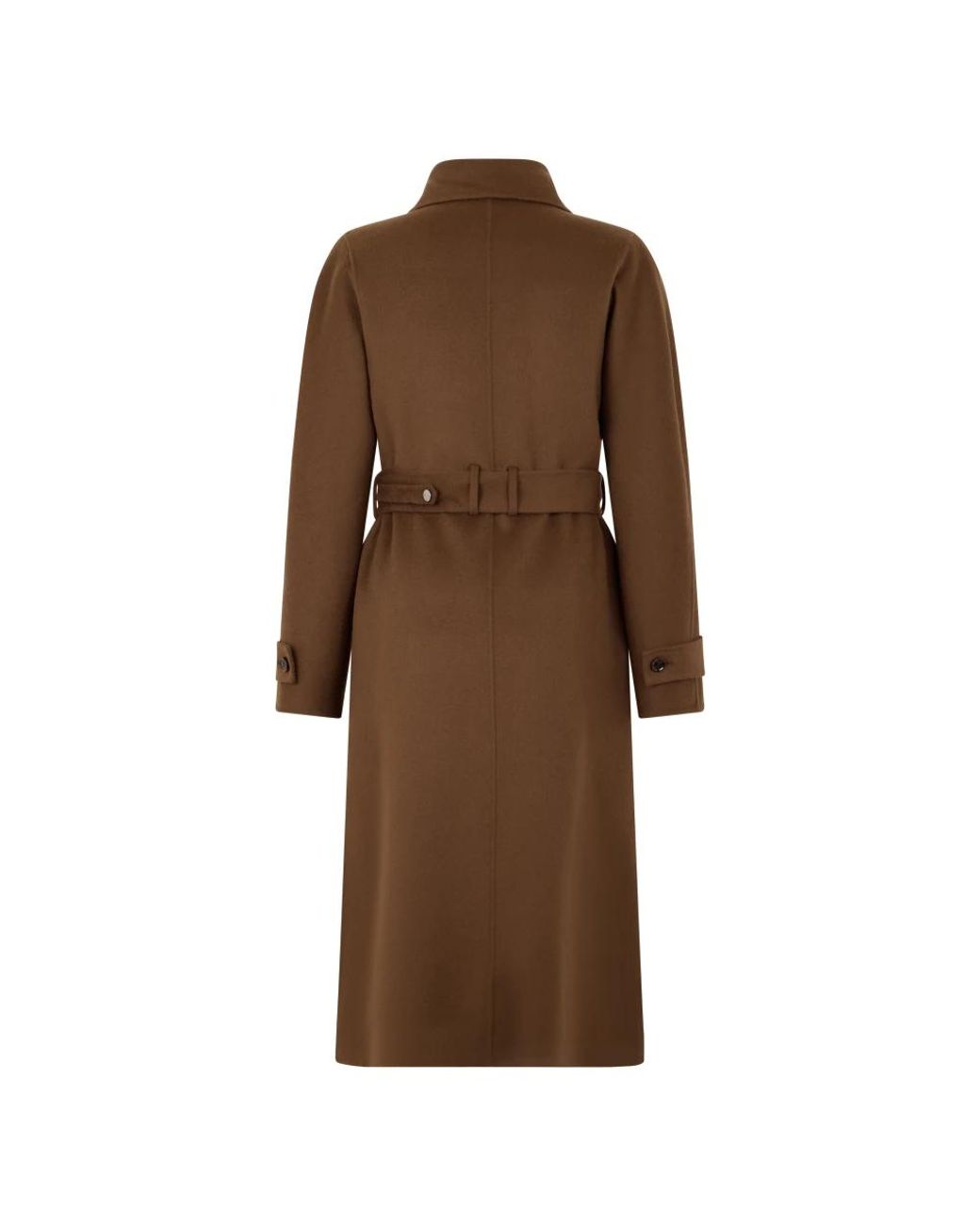 Moorer Brown Belted Coats