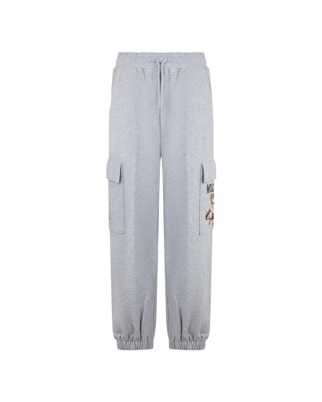 Moschino Cargo Broek Met Zakken in het Gray