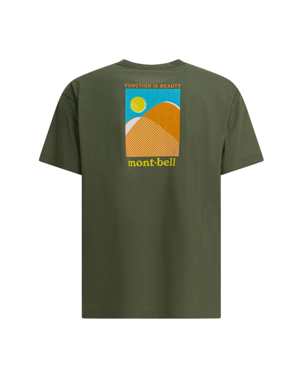 Montbell Green T-Shirts for men