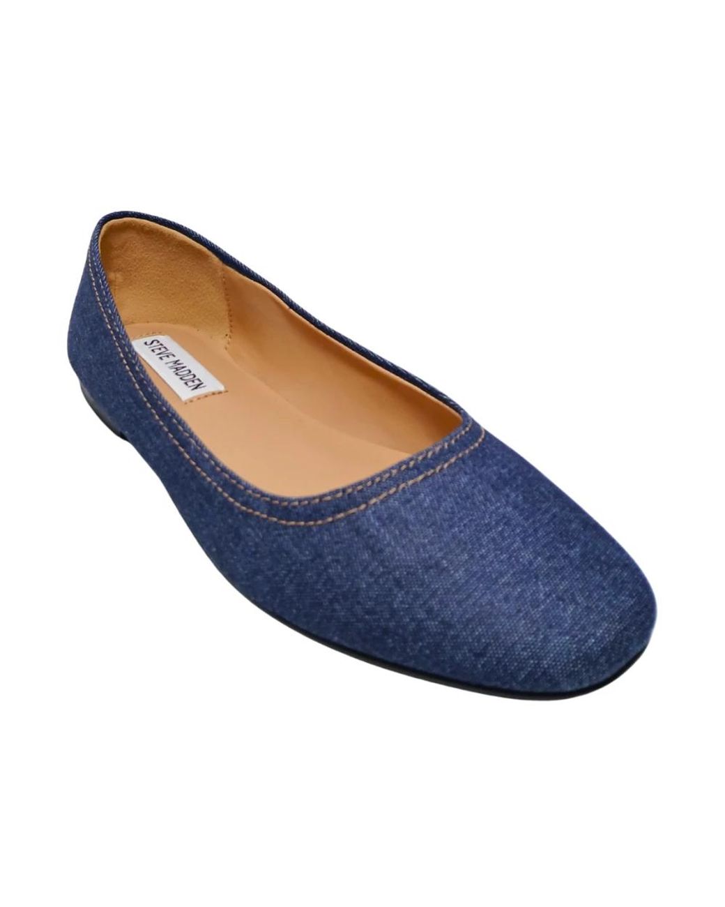 Steve Madden Blue Ballerinas