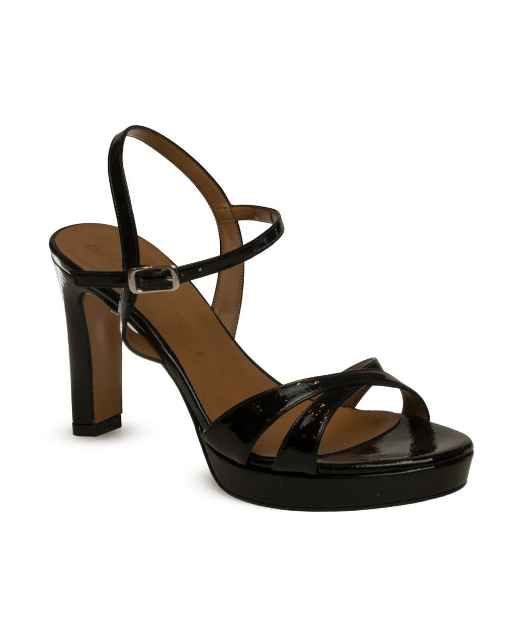 Albano Black High Heel Sandals