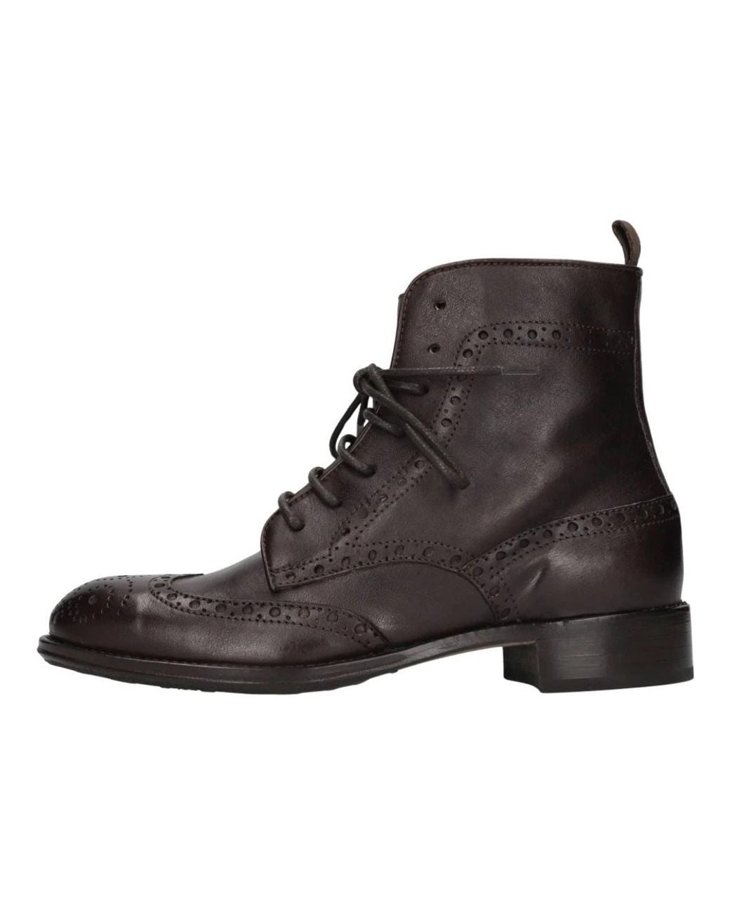 Hundred 100 Black Lace-Up Boots