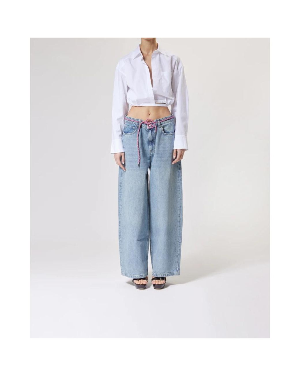 Moschino Blue Wide Jeans
